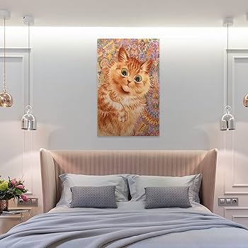 Amazon.co.jp: Louis Wainルイス・ウェイン画家の絵画